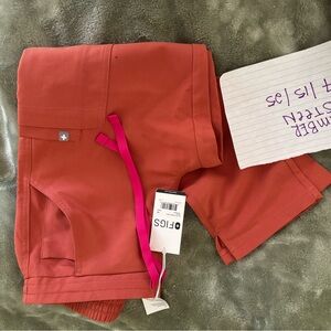 Figs terracotta scrub pants XS